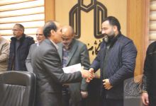 گزارش تصویری مراسم تجلیل از سه نیروی تازه بازنشسته حراست